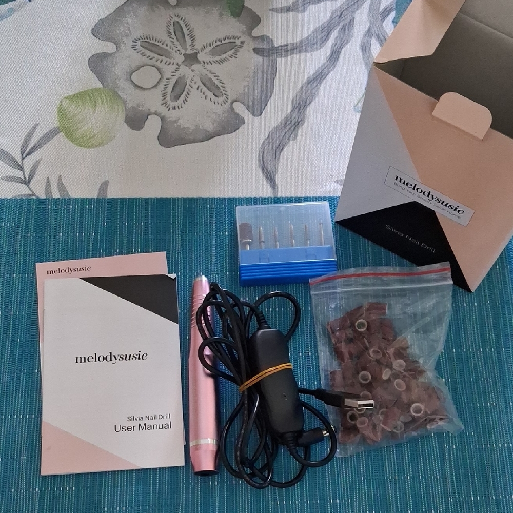 Pink Nail Drill Kit